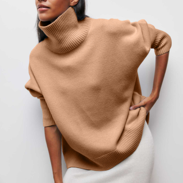 Damen Rollkragenpullover Lässiger Stil für den Winter 2