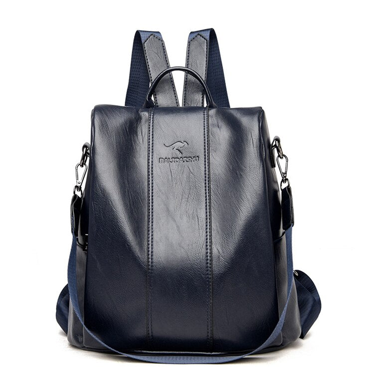 Damen Rucksack Vintage Stil Diebstahlsicher Multifunktional 1