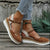 Damen Sandalen Geschlossene Zehenform mit Erhöhter Sohle für Sommerschuhe 2