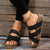 Damen Sandalen Komfort Vegan Leder 2