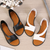 Damen Sandalen Premium PU Leder Verstellbare Riemen Sommerschuhe 0