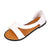 Damen Sandalen Premium PU Leder Verstellbare Riemen Sommerschuhe 4