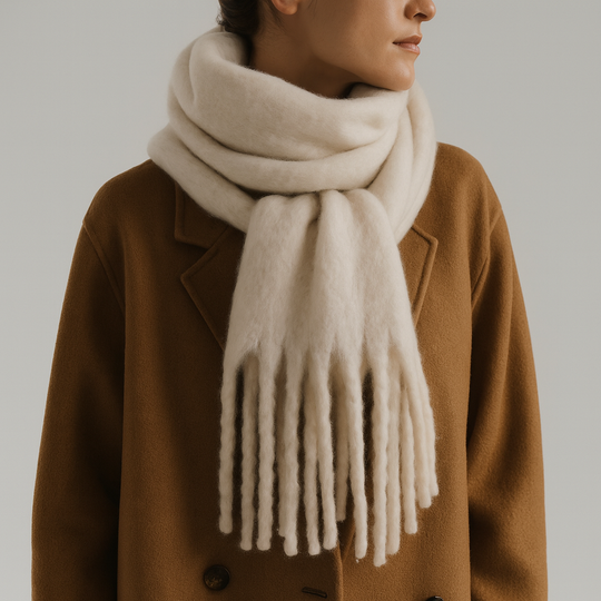Damen Schal Oversized für Kühle Tage Vielseitig Stylisch 2