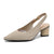 Damen Schuhe Slingback Mit Spitzer Zehenpartie Und Blockabsatz Aus Weichem Material 9