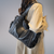 Damen Schultertasche aus Veganem Leder mit Metallakzenten, Praktisch und Stilvoll 6