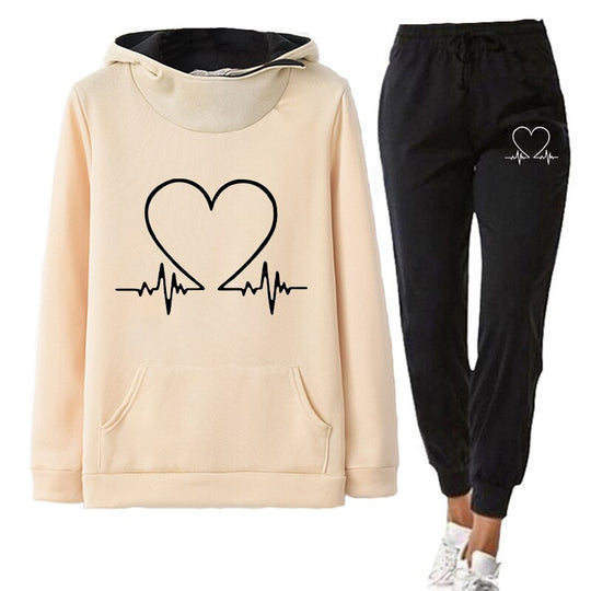 Damen Set aus weichem und warmem Material 1
