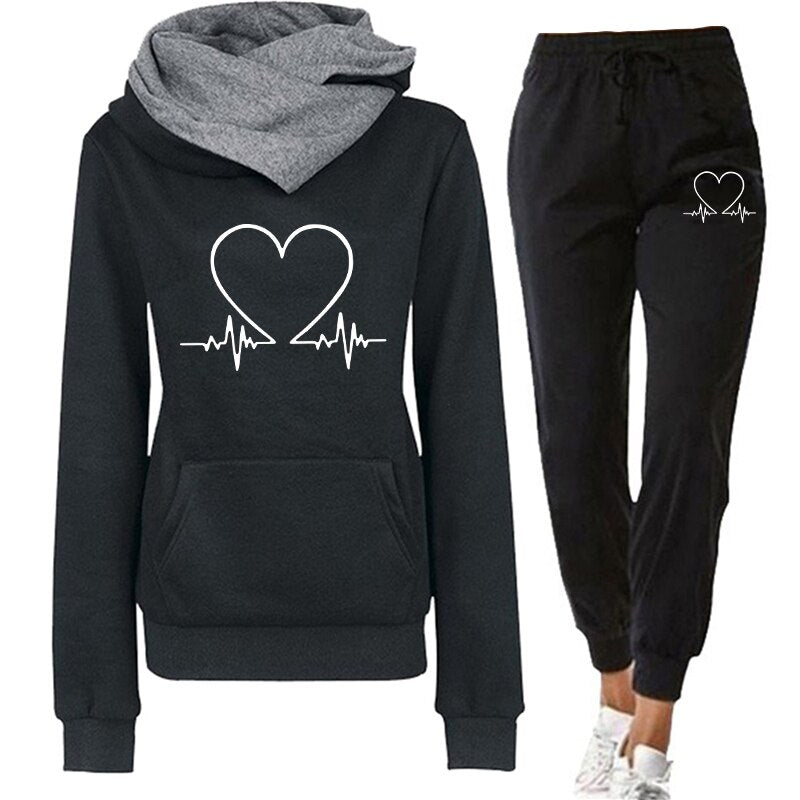 Damen Set aus weichem und warmem Material 3