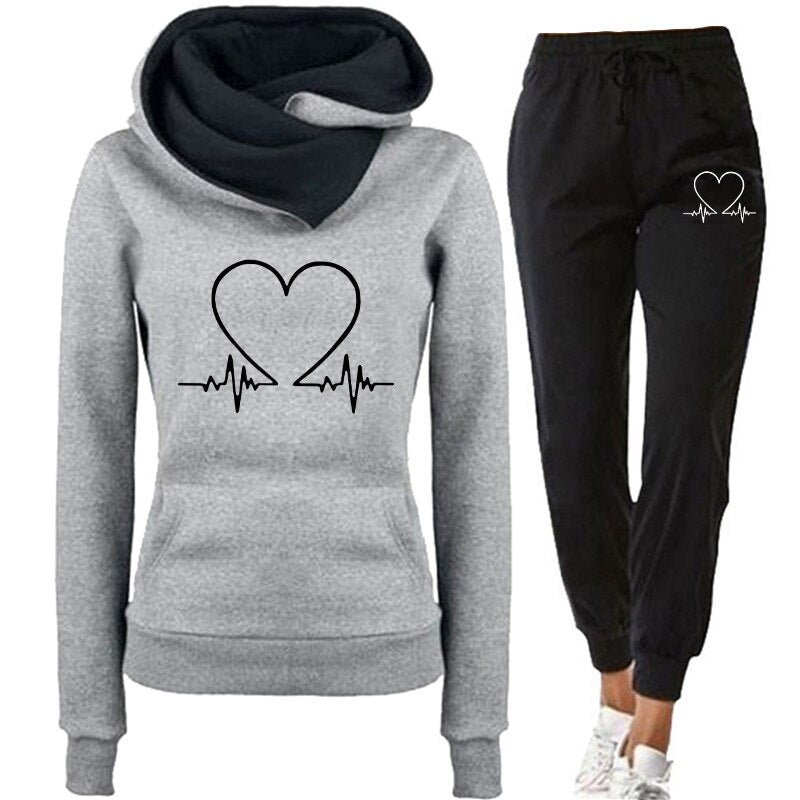 Damen Set aus weichem und warmem Material 4