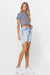 Damen Shorts Hohe Taille Denim Midi für den Sommer 3