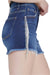 Damen Shorts mit hohen Taillen und Strassfransen 0