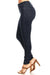 Damen Skinny Jeans Hohe Taille Denim 2