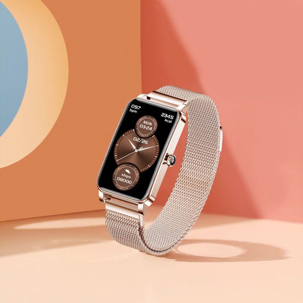 Damen Smartwatch mit Fitness-Tracking und Benachrichtigungen 1