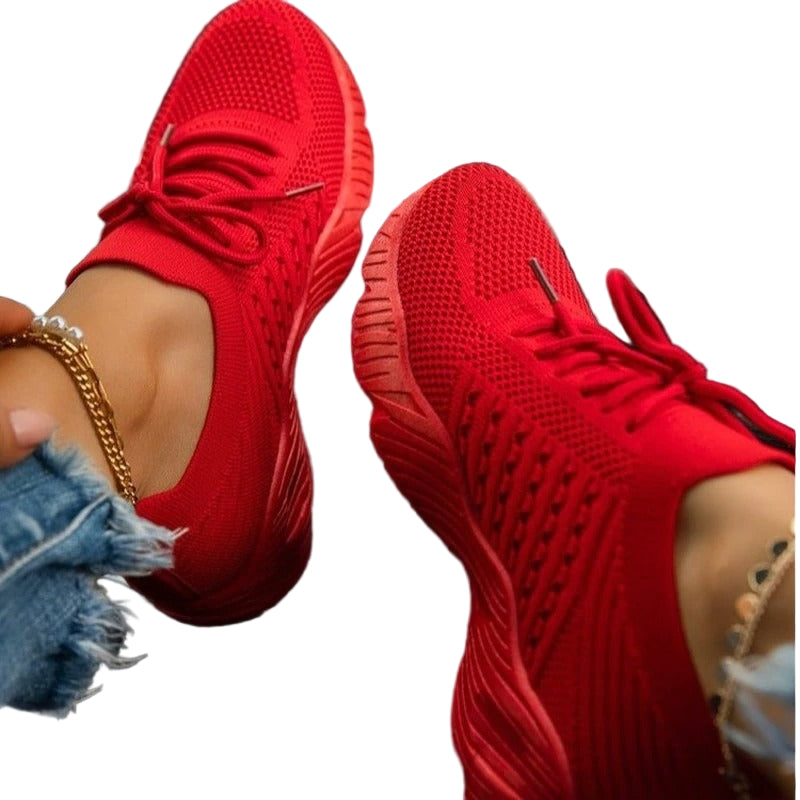Damen Sneaker Trendy und Bequem Vielfältig Kombinierbar 0