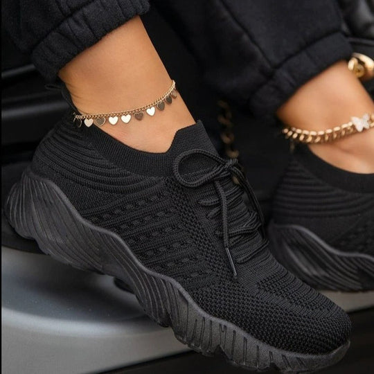 Damen Sneaker Trendy und Bequem Vielfältig Kombinierbar 2