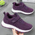 Damen Sneakers Atmungsaktiv Freizeit Schnürschuhe Leicht Textil 0