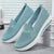 Damen Sneakers Atmungsaktive Strick-Mesh Slip-On Schuhe 0