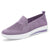 Damen Sneakers Atmungsaktive Strick-Mesh Slip-On Schuhe 6