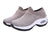 Damen Sneakers Erhöhter Absatz Atmungsaktives Obermaterial für Freizeit und Outdoor 10
