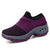 Damen Sneakers Plattform Atmungsaktives Obermaterial Rutschfeste Sohle 6