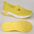 Damen Sneakers Slip-On Atmungsaktiv mit Fußgewölbeunterstützung und Memory Foam 15