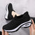 Damen Sneakers Wedge Atmungsaktiv Vulkanisierte Sohle 0
