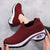 Damen Sneakers Wedge Atmungsaktiv Vulkanisierte Sohle 2