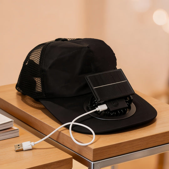 Damen Sonnenhut Mit Ventilator Modernes Design Für Sommerveranstaltungen 3