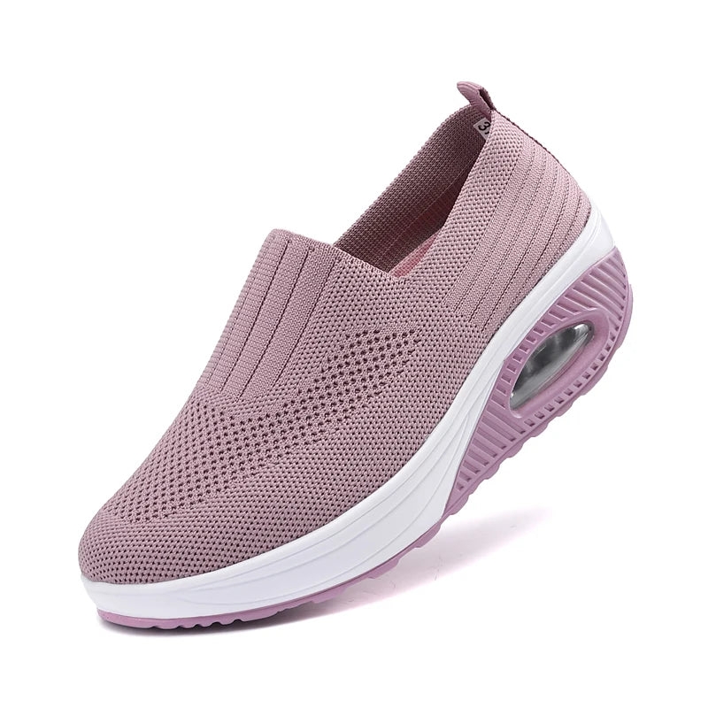 Damen Sportliche Schuhe mit Luftpolster und Rutschfester Sohle 9