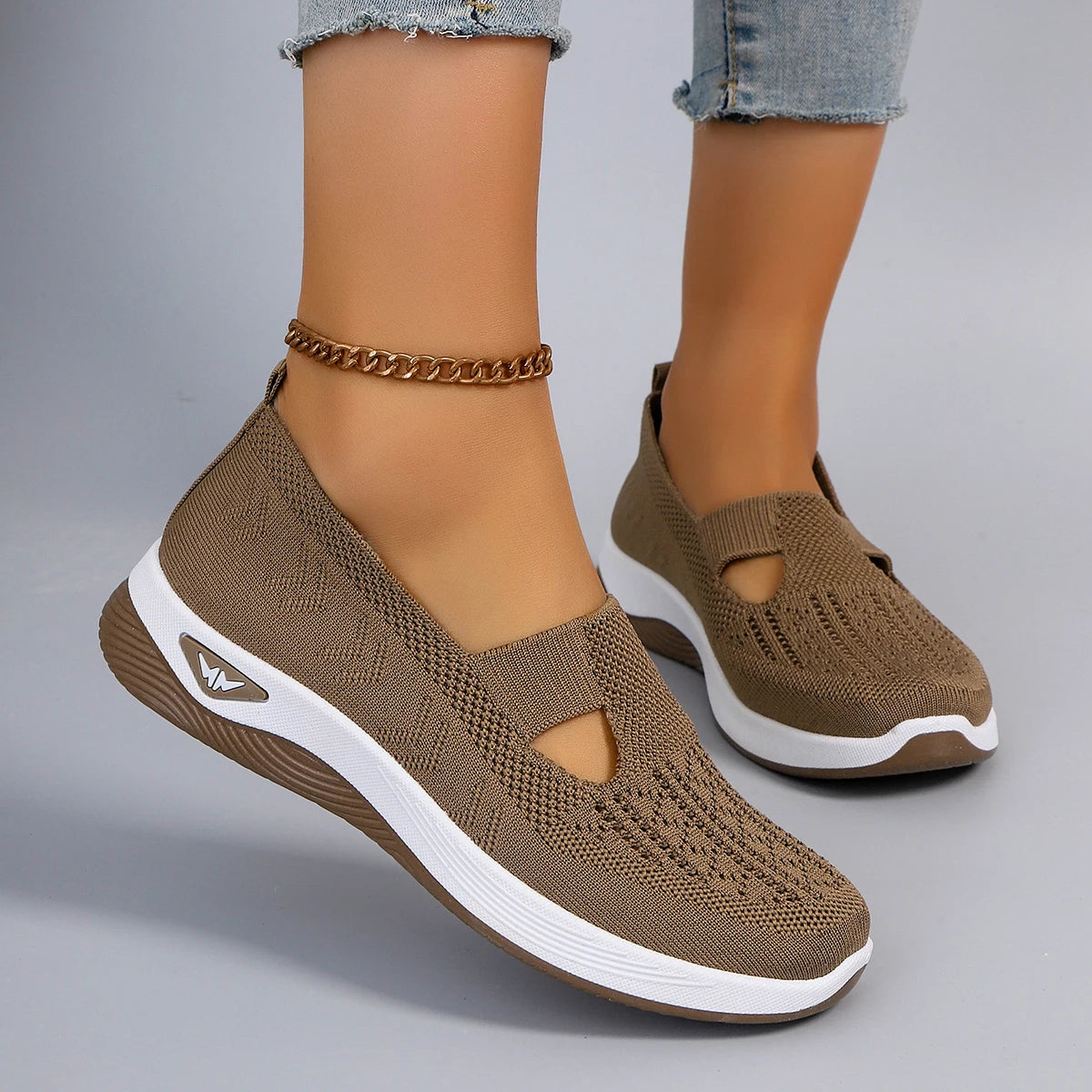 Damen Sportschuhe Atmungsaktiv Leicht Flach 10