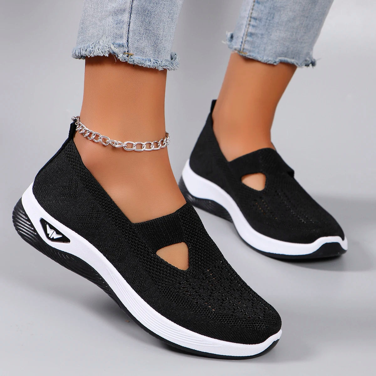 Damen Sportschuhe Atmungsaktiv Leicht Flach 1