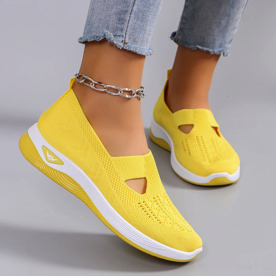 Damen Sportschuhe Atmungsaktiv Leicht Flach 3