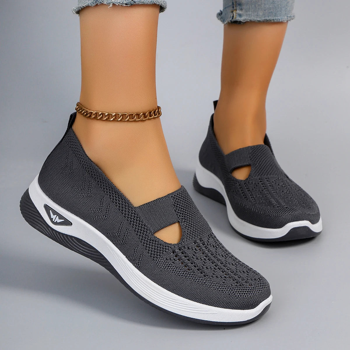 Damen Sportschuhe Atmungsaktiv Leicht Flach 8