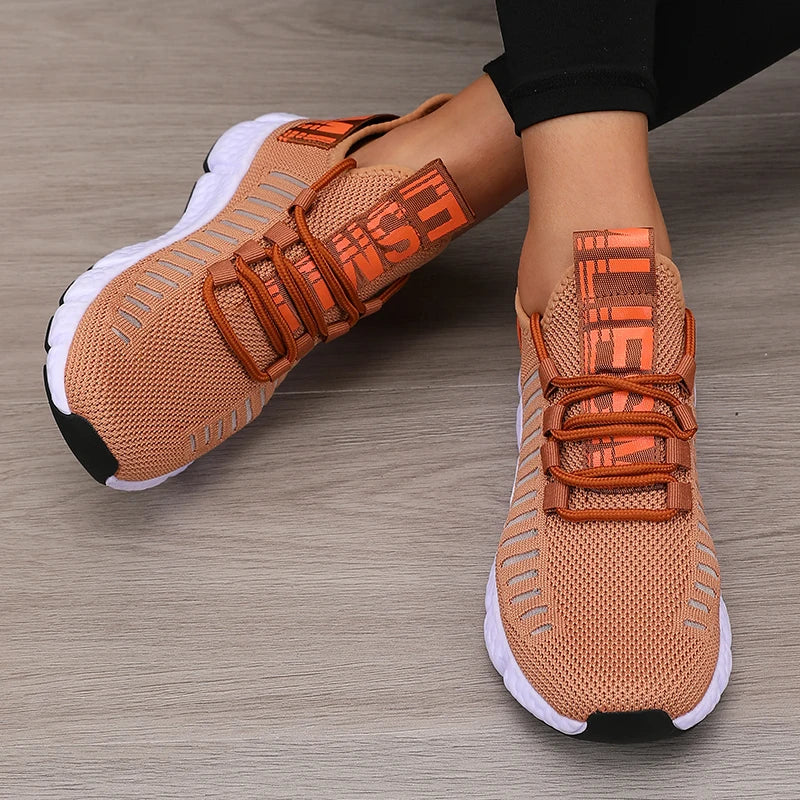 Damen Sportschuhe Atmungsaktiv Plattform Design für Outdoor Aktivitäten 5