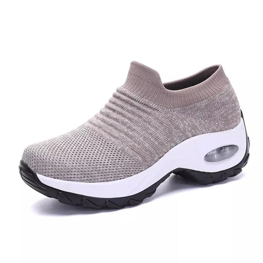 Damen Sportsocken Sneakers mit Dicke Sohle und Luftpolster 15