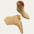 Damen Stiefel Cowboylaarzen Suède Western Stil mit 5 cm Absatzhöhe 1