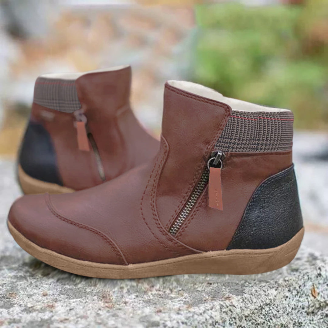 Damen Stiefel Wasserdicht mit Rutschfester Sohle 2