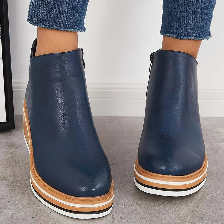 Damen Stiefel mit Wollfutter und leichtem Design 4