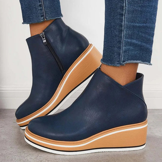 Damen Stiefel mit Wollfutter und leichtem Design 5