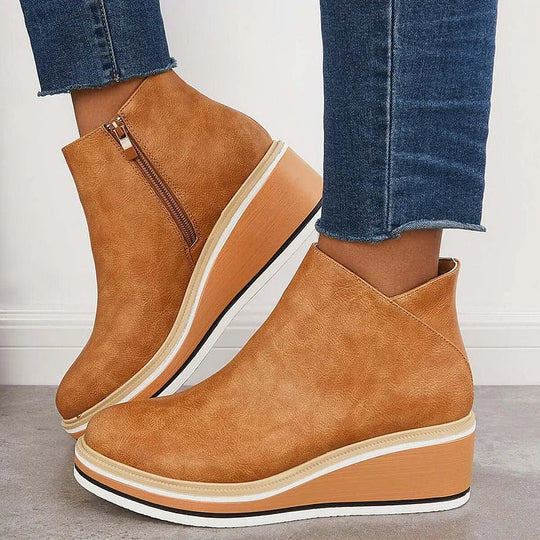 Damen Stiefel mit Wollfutter und leichtem Design 9