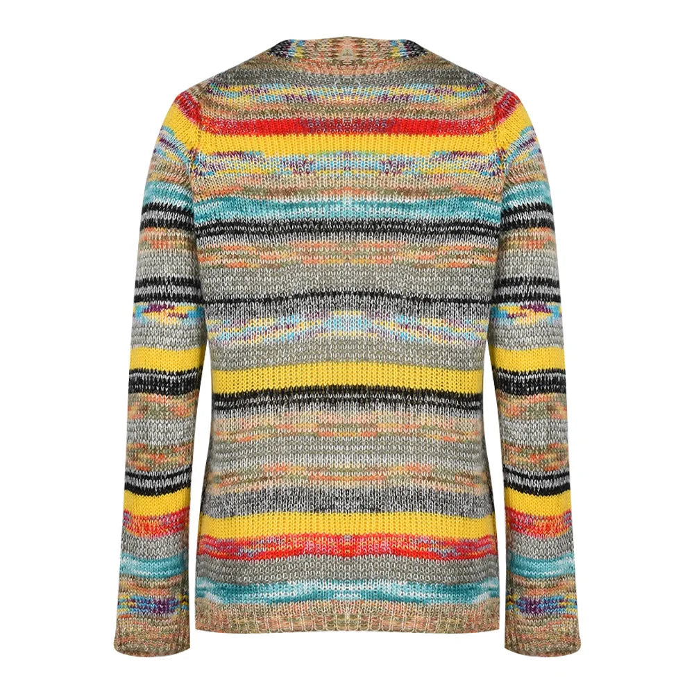 Damen Strickjacke Lässig Cardigan Aus Strick Für Herbst Und Winter 3