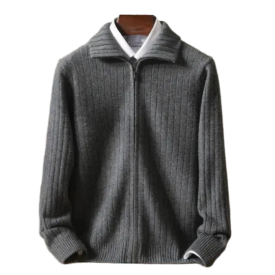 Damen Strickjacke Modern Gestreift mit Feiner Rippstruktur 0