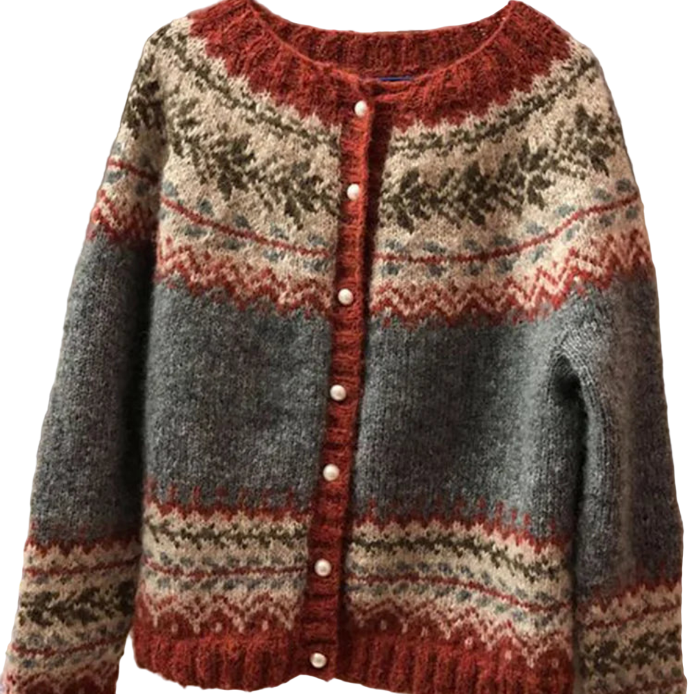 Damen Strickpullover mit künstlerischem Flair 0