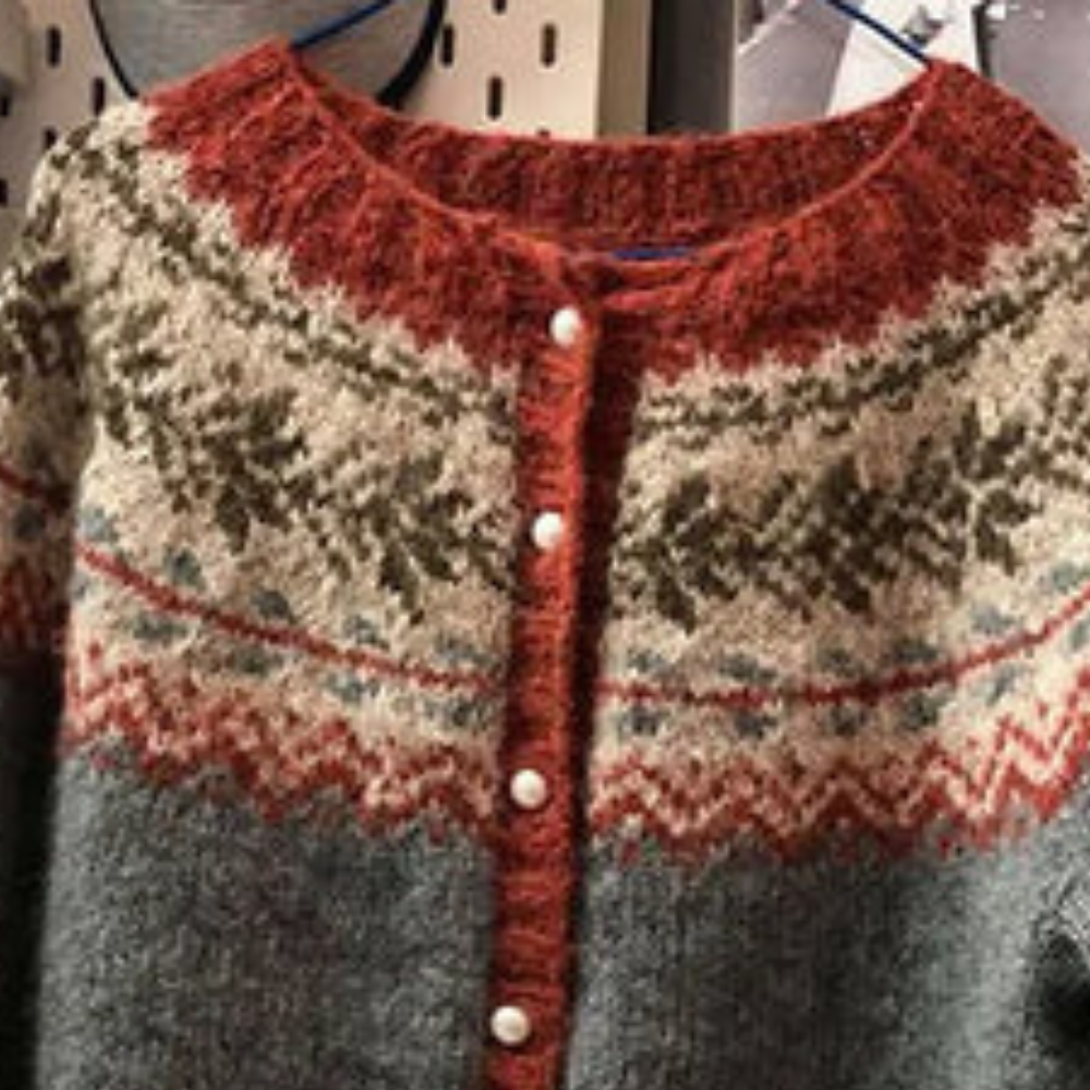 Damen Strickpullover mit künstlerischem Flair 1