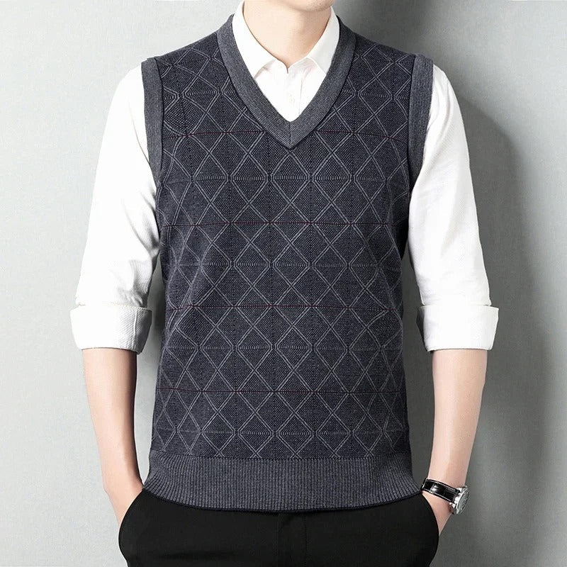 Damen Stricktop Lässig Wolle 3