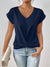 Damen T-Shirt Herzausschnitt Bequeme Passform 100% Baumwolle 5