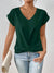 Damen T-Shirt Herzausschnitt Bequeme Passform 100% Baumwolle 8
