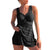 Damen Tankini Set Gepolstert Rüschen Design Polyester Elasthan 0