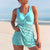 Damen Tankini Set Gepolstert Rüschen Design Polyester Elasthan 4
