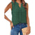Damen Tanktop Ärmellos V-Ausschnitt Baumwolle Polyester Casual 4