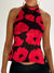 Damen Tanktop mit Rückenausschnitt und Print 14